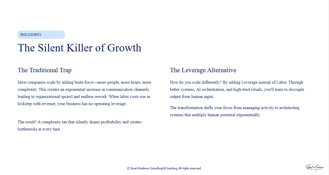 The Silent Killer of Growth