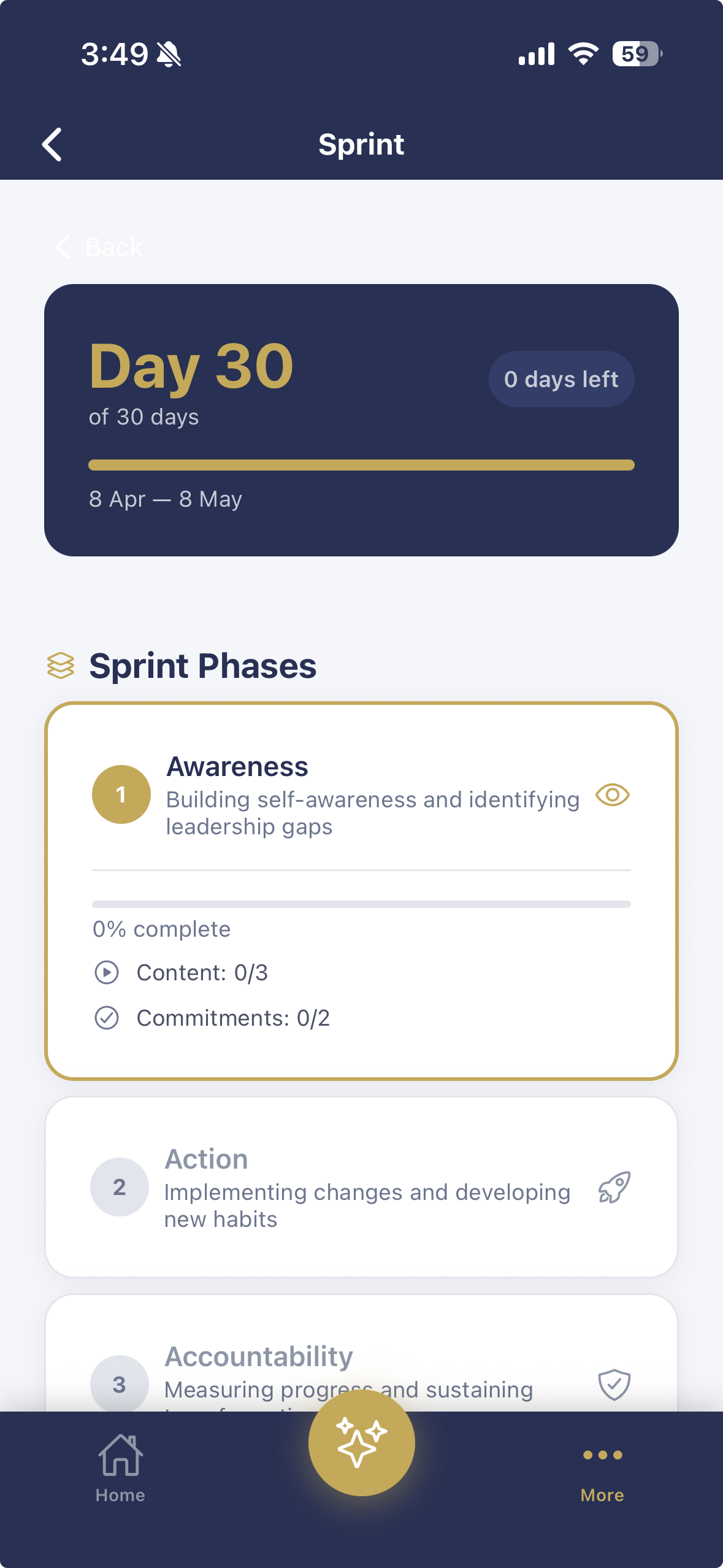 AI Voice Debrief on the Stuart Andrews app