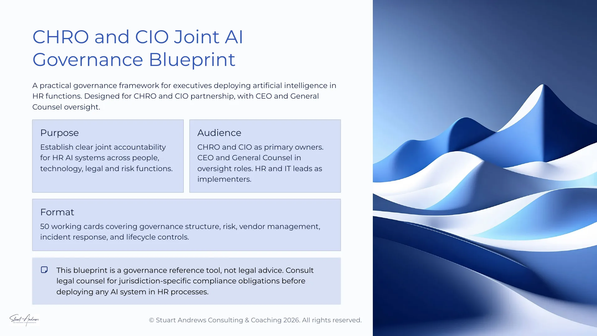 CHRO and CIO Joint AI Governance Blueprint
